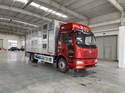 國六解放J6L恒溫豬仔運輸車價格分析 6.8米鋁合金豬苗運輸車市場與廠家報價全解析
